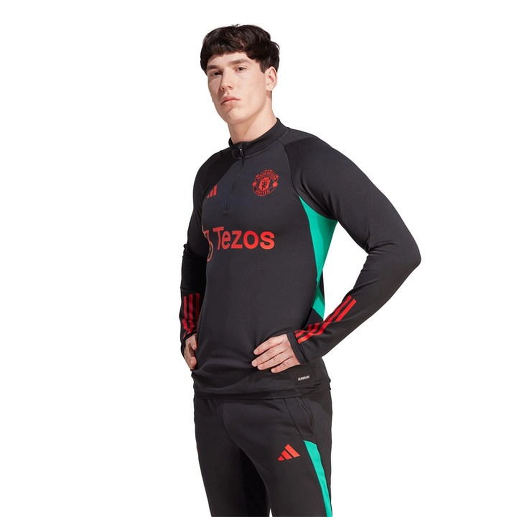 Adidas Originals Manchester United Drill Top 2023 2024 Adults - Black